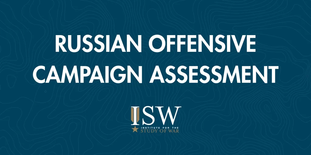 Russian Offensive Campaign Assessment, Sept. 23, 2026 Russian Offensive Campaign Assessment, Sept. 23,