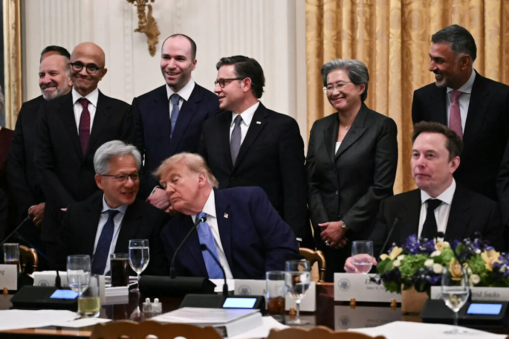 Trump gathers with AI leaders, floats 'self regulation' as the way