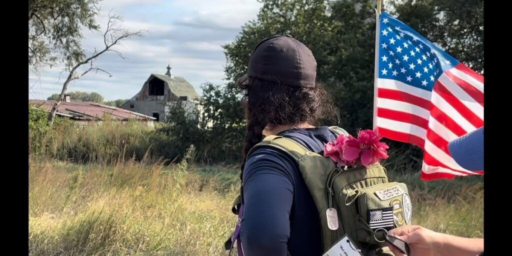 Veteran walks 450 miles across Nebraska for female empowerment