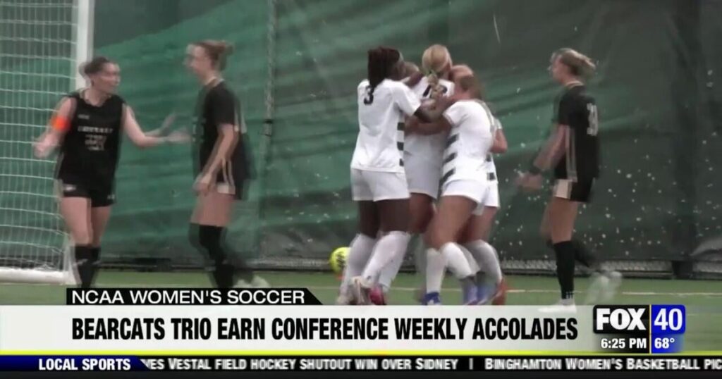 Bearcats women's soccer trio earns America East weekly accolades