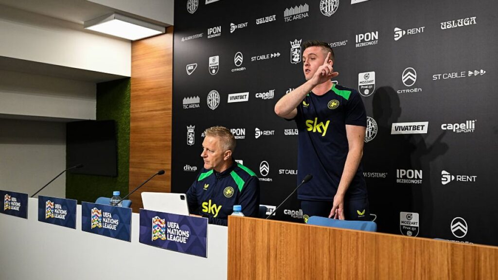 Israel Ireland football news conference ended by reporter’s ‘verbal attack’ |