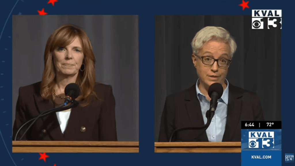 Kotek, Drazan face off in lively, at times contentious governor