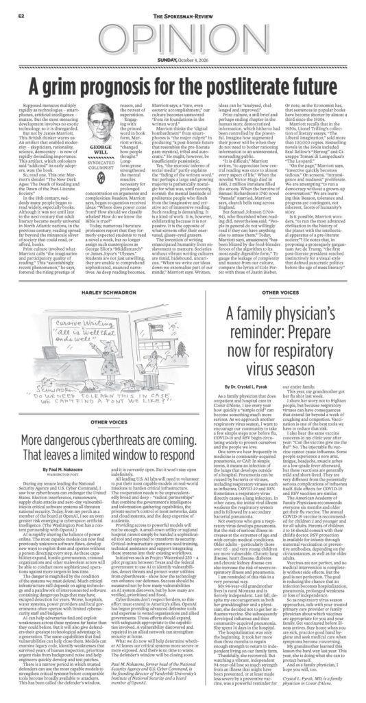 Opinion Front Page for Oct. 4, 2026 The Spokesman Review